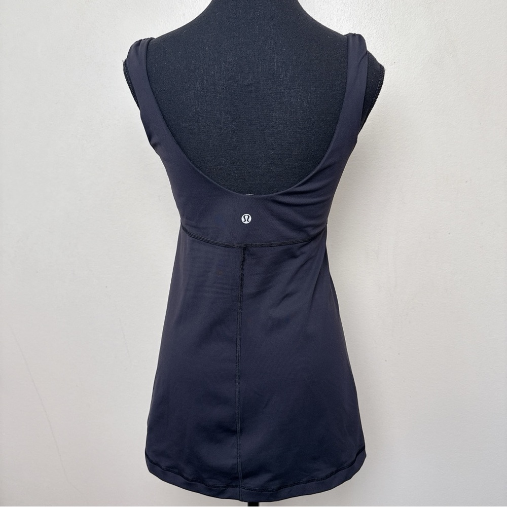 Lululemon Womens 8 Aria Tank II In Black Top - Picture 3 of 15
